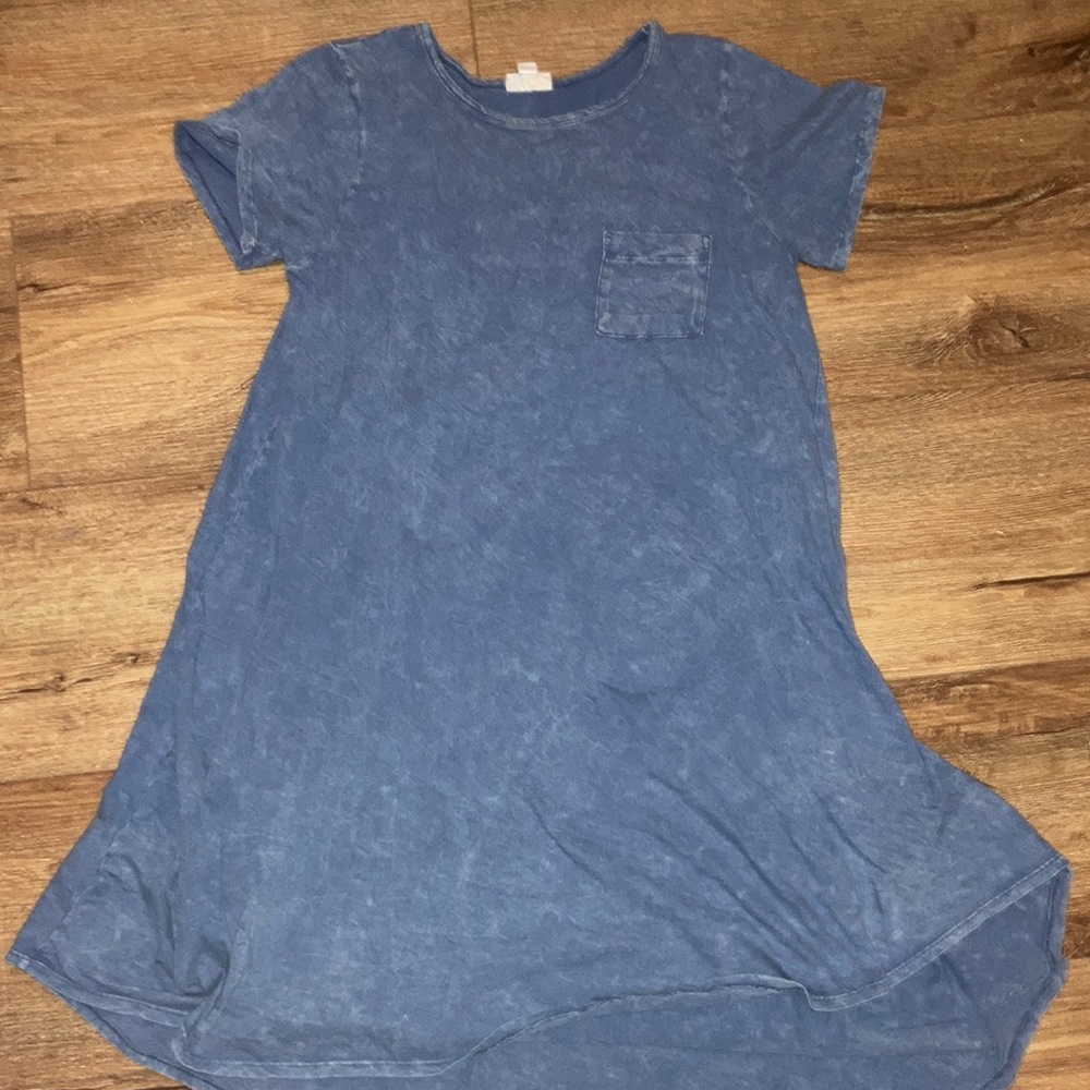 Blue lularoe Comfortable good church dress